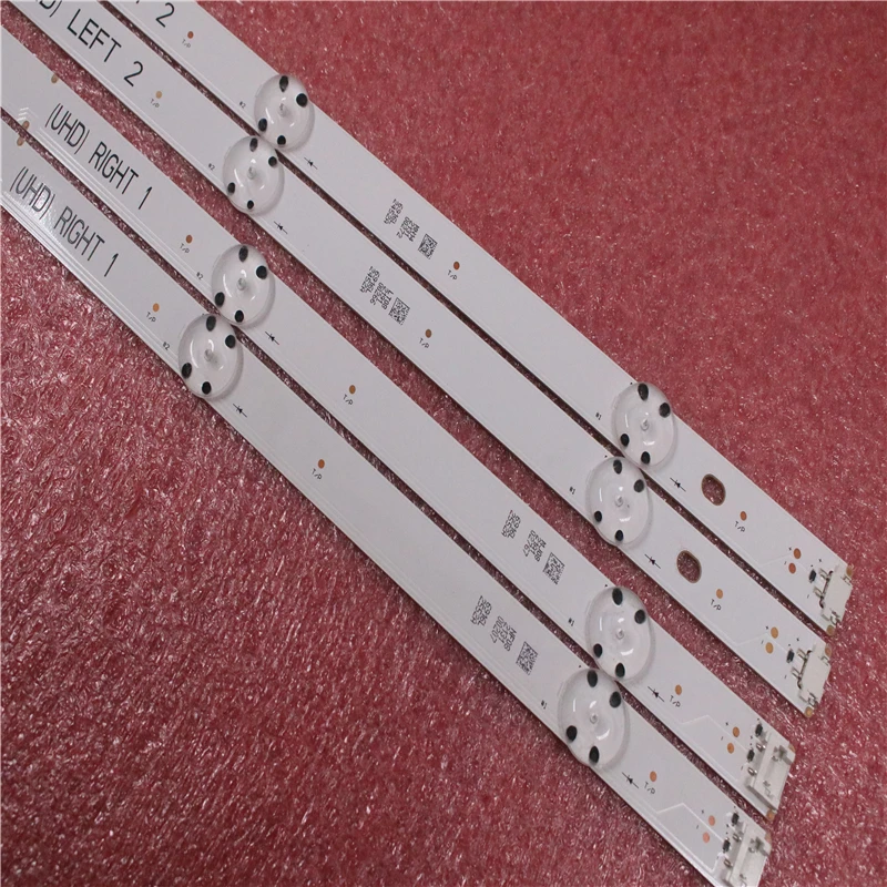 Новый комплект из 4 светодиодных панелей для подсветки телевизора LG 49UH6500 6916L 2452A