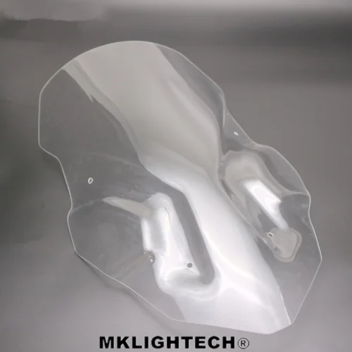Прозрачный Mklighttech для HONDA CRF1000L CRF 1000L- мотоциклетные ветровое стекло, ветровое стекло, лобовое стекло, крышка, солнцезащитный козырек - Цвет: Прозрачный