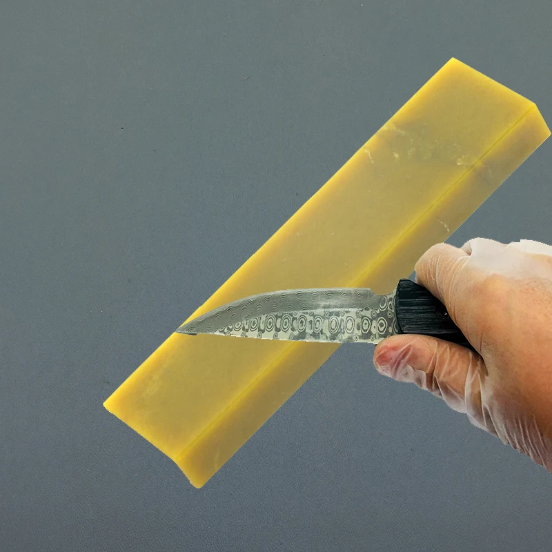 

Knife Blade Mirror polishing sharpener Grindstone whetStone 12000 Grit Yellow Pulpstone 210*50*20mm