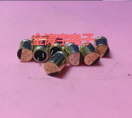 50 шт. твердотельный конденсатор с алюминиевой крышкой 16V270UF 8*11 5 золото основной