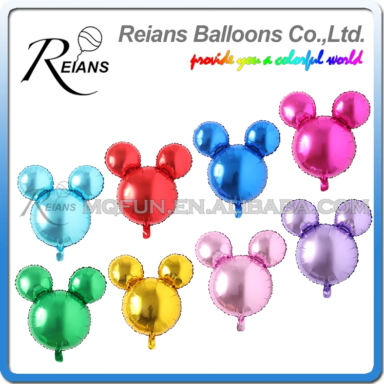 10 шт./партия воздушный шар с изображением головы Микки и Минни для детей на день