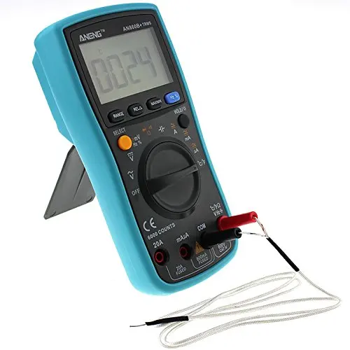 ANENG AN860B + цифровой мультиметр с подсветкой переменный/постоянный ток напряжение