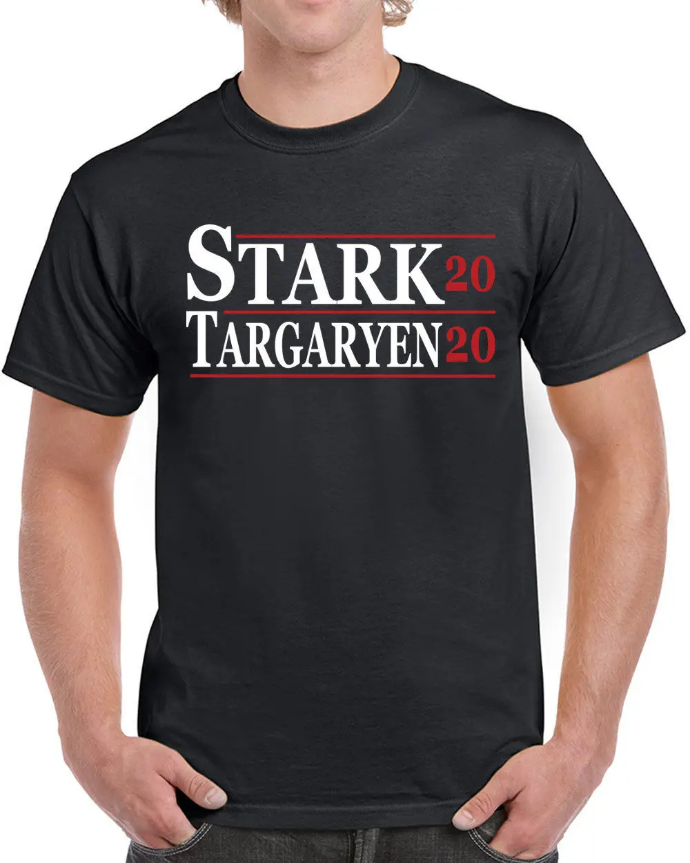 525 Stark Targaryen mens T-shirt 2020 election funny game dragon thrones sigil Free shipping Tops t shirt Fashion Classic | Мужская