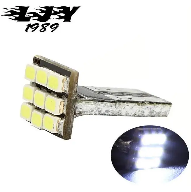 1 шт. T10 168 192 W5W 9 светодиодов smd габаритный автомобильный фонарь Чтения Купол лампы