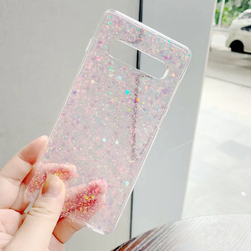 YHBB чехол S для samsung Galaxy S8 S9 S10 Plus Модный яркий блестящий чистый мягкий чехол для samsung Note 8 9 Dreamlike Cover