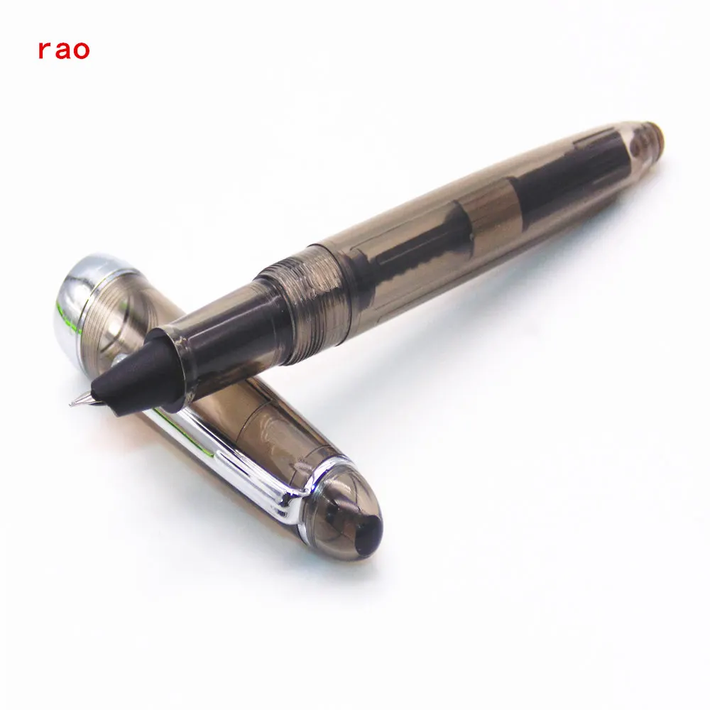 Jinhao 992, различные 12 цветов, спиральные круглые интерфейсные типы, Офисная Студенческая перьевая ручка, Новинка - Цвет: T black A