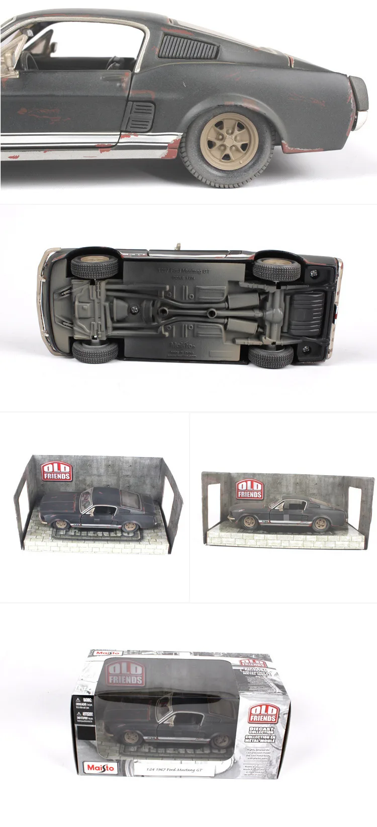 Maisto 1:24 Old Jeep Wrangler simulation alloy car model crafts decoration collection toy tools gift