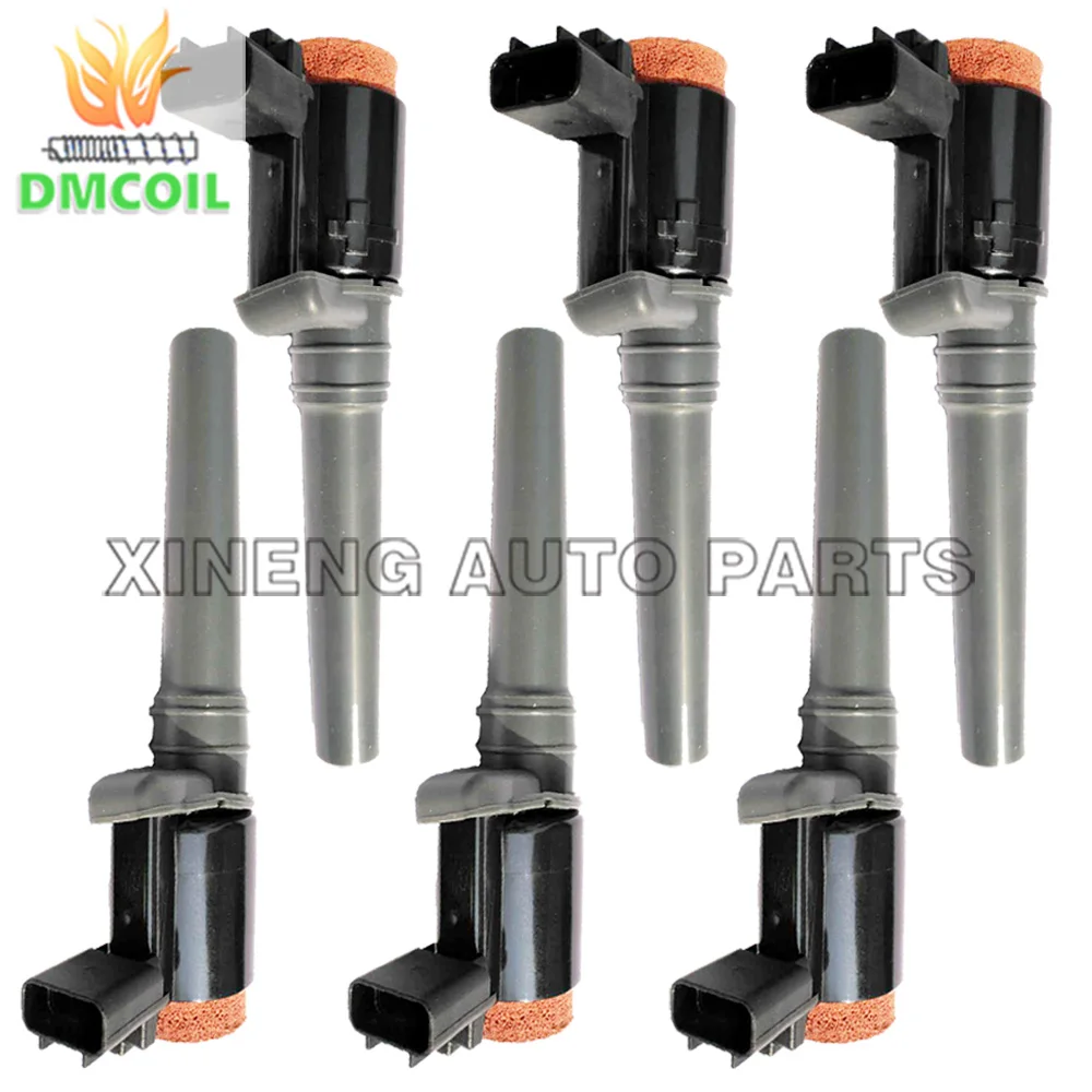 

6 PCS 3 PINS IGNITION COIL WITH RED COVER FOR ASTON MARTIN DB7 DB9 V6 V8 V12 3.2L 4.2L 6.0L (1994-) XR1U12A366AB XR1U-12A366-AB