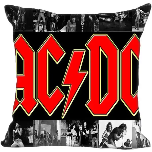 Square Pillowcases Декоративная Наволочка на заказ, музыкальная лента, Acdc стиль, квадратная Наволочка на молнии, 35X35,40x40,45x45 см(одна сторона), 180516-54 - Цвет: Square Pillowcases
