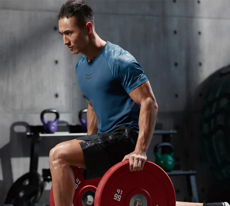 Li-Ning, мужские профессиональные колготки, дышащие, светоотражающие, 78% нейлон, 22% спандекс, подкладка, спортивные штаны, обтягивающие брюки, AULN035 MKY382