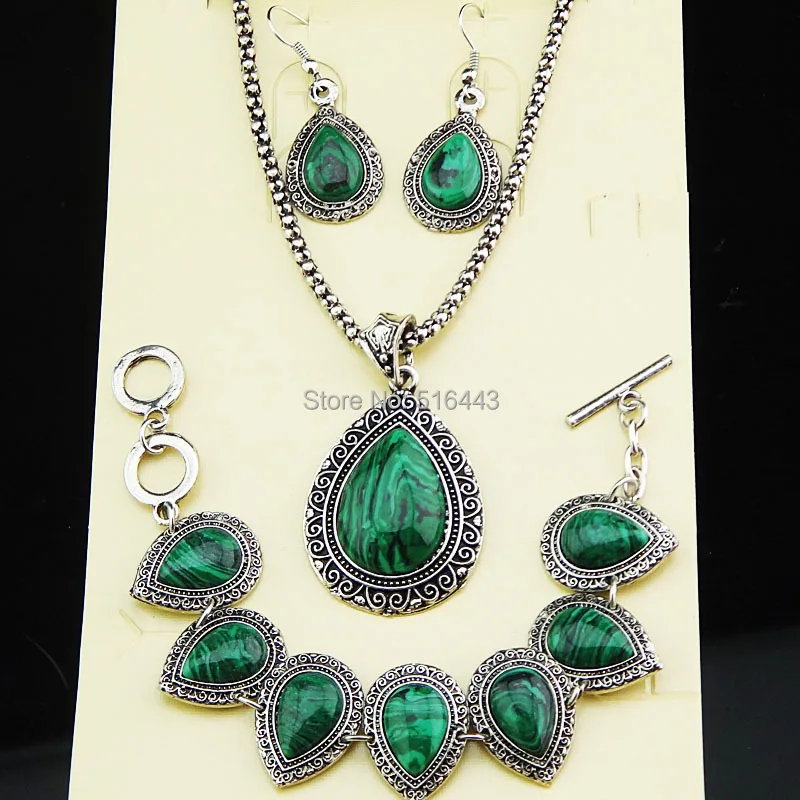 Бесплатная доставка 3 шт. винтажный античный серебристый с каплями воды