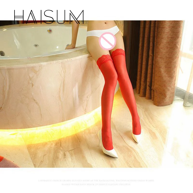 Женские нескользящие Гольфы Haisum сексуальные силиконовые гольфы до бедра длинные