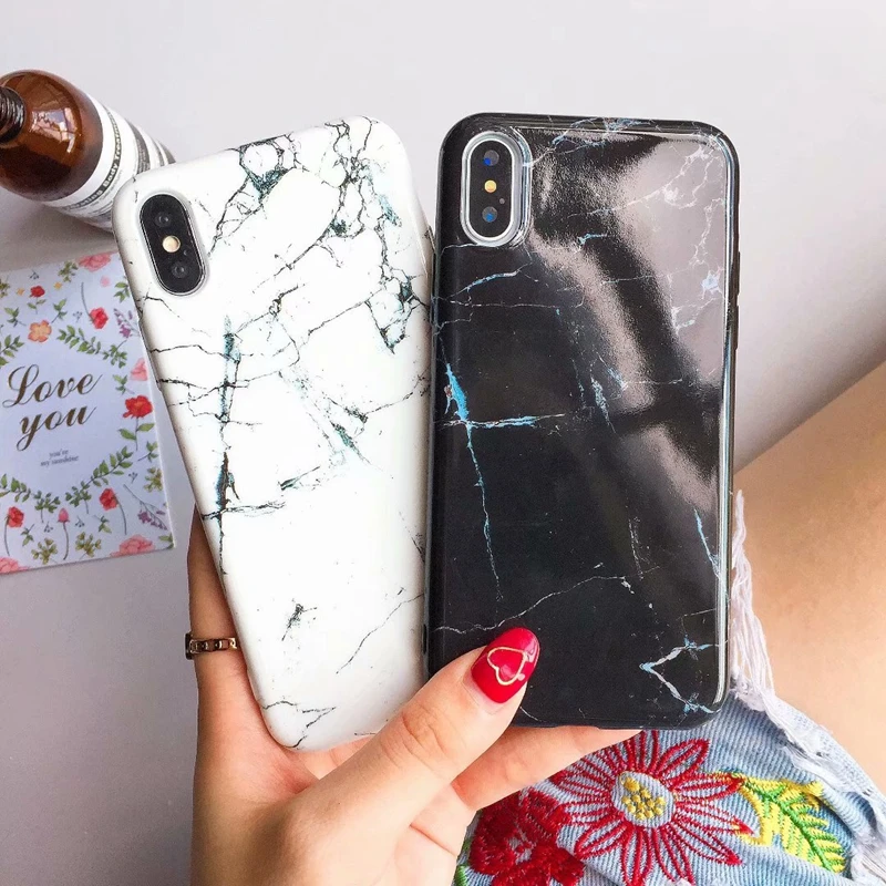 Luxury Soft TPU Case for iphone XS X 7 8 Plus 6 6s 5 5s SE 10 Shockproof Silicone Back Phone Cover | Мобильные телефоны и