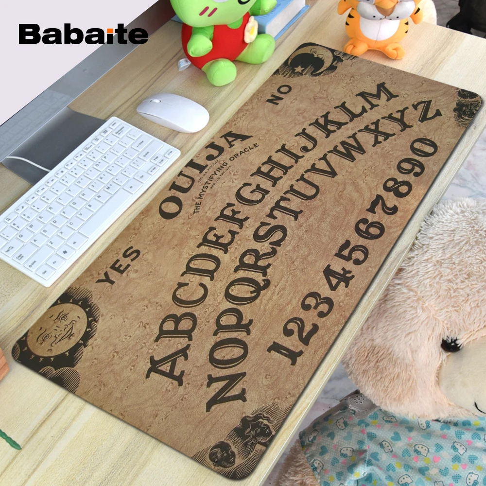 Коврик для мыши Babaite Ouija большой коврик Нескользящий Резиновый Настольный мышки
