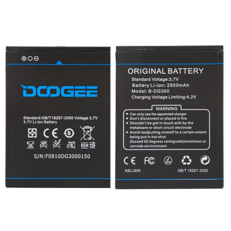 Оригинальный SIYAA B DG300 Батарея BDG300 Для Doogee Voyager высокое Ёмкость 2500mAh литиевая