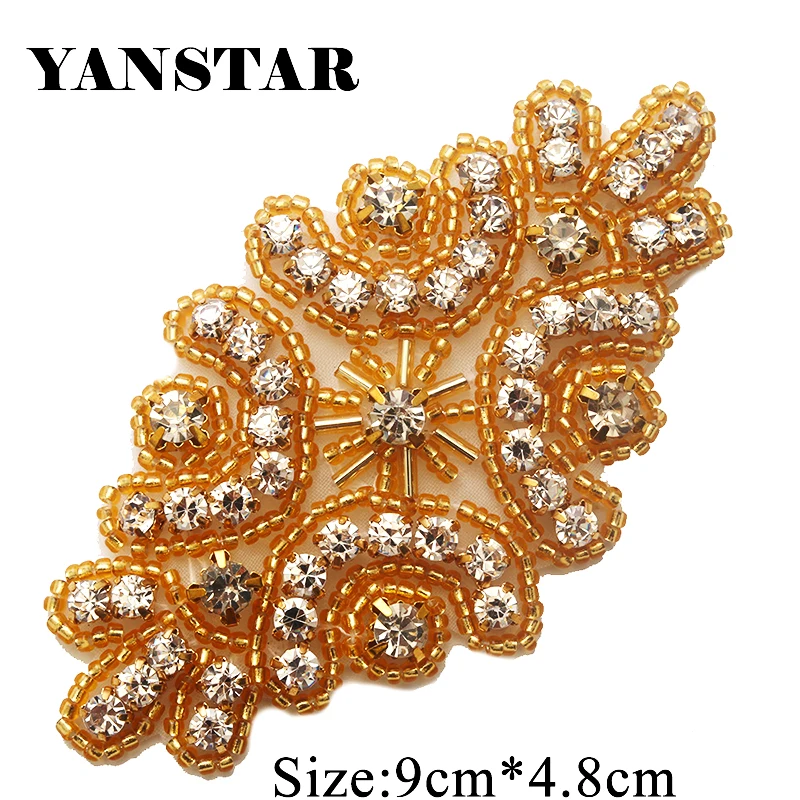 YANSTAR 10 шт. блестящие искусственные кристаллы для свадебного платья свадебное