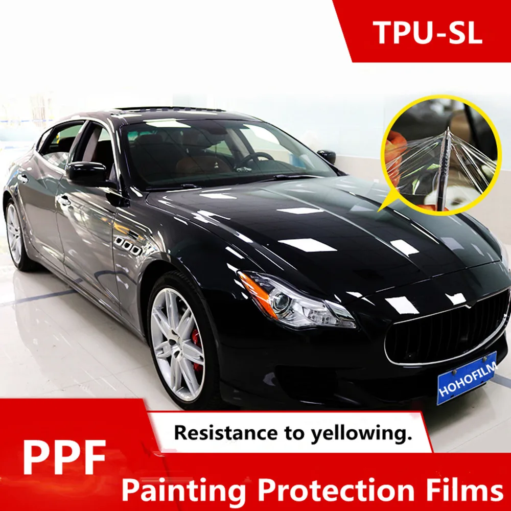 Прозрачная защитная пленка PPF из ТПУ автомобильная невидимая для защиты от