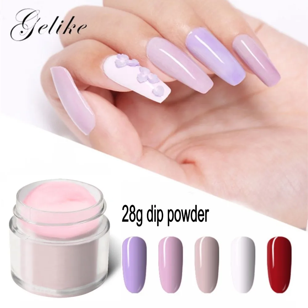 Гелиевый Гель-лак для ногтей цветной пудра напыления системы 28 г/шт. цвета