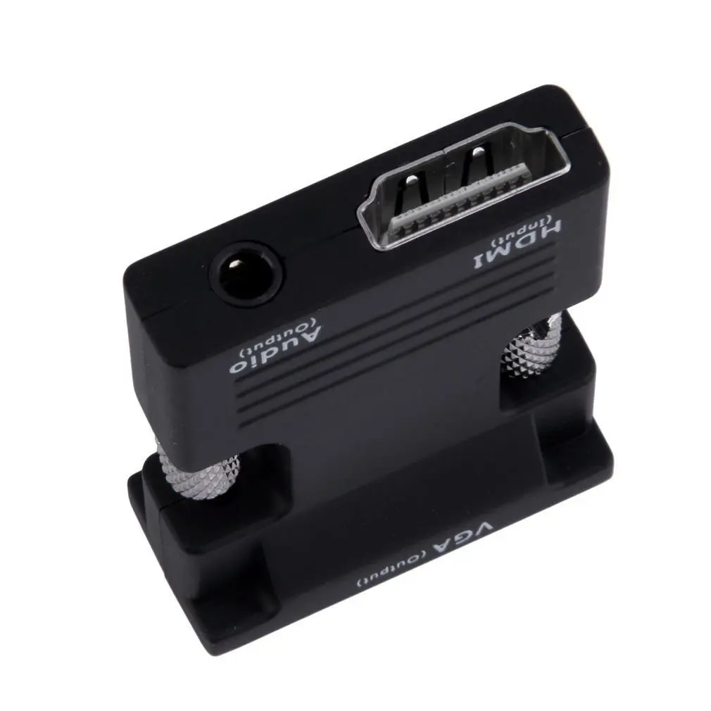 Адаптер высокой четкости HDMI master to VGA с аудиолинией поддерживает адаптер hdmi vga 1080 P.|