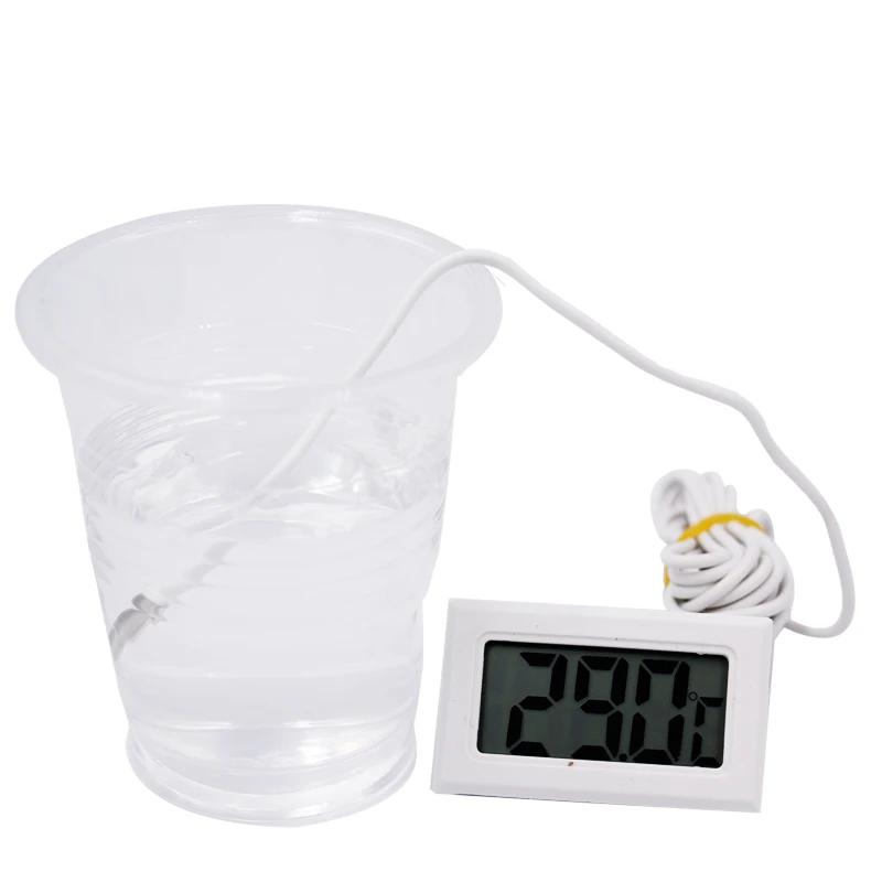 10pcs Digital LCD Probe Fridge Freezer Thermometer Thermograph Meter 2m tester 40% off | Инструменты