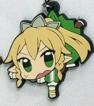 Sword Art Online Юки Асуна Kirigaya Suguha Ayano Keiko японский резиновый брелок для мобильного телефона D150 - Цвет: 14