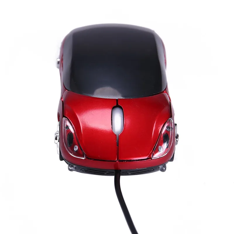 BinFul 1600DPI форма мини-автомобиля USB оптическая проводная мышь инновационная 2 фары
