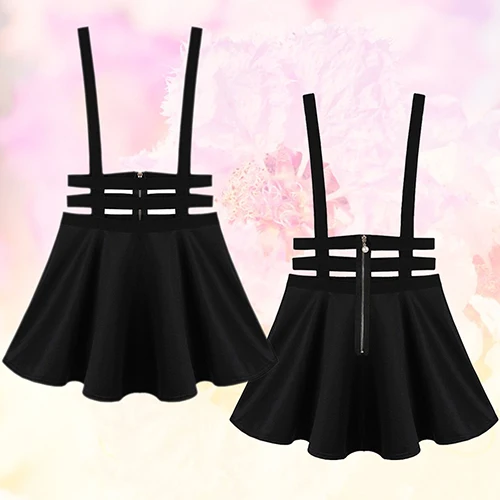 Товары! Женская Сексуальная плиссированная юбка с подтяжками бандаж вырезами