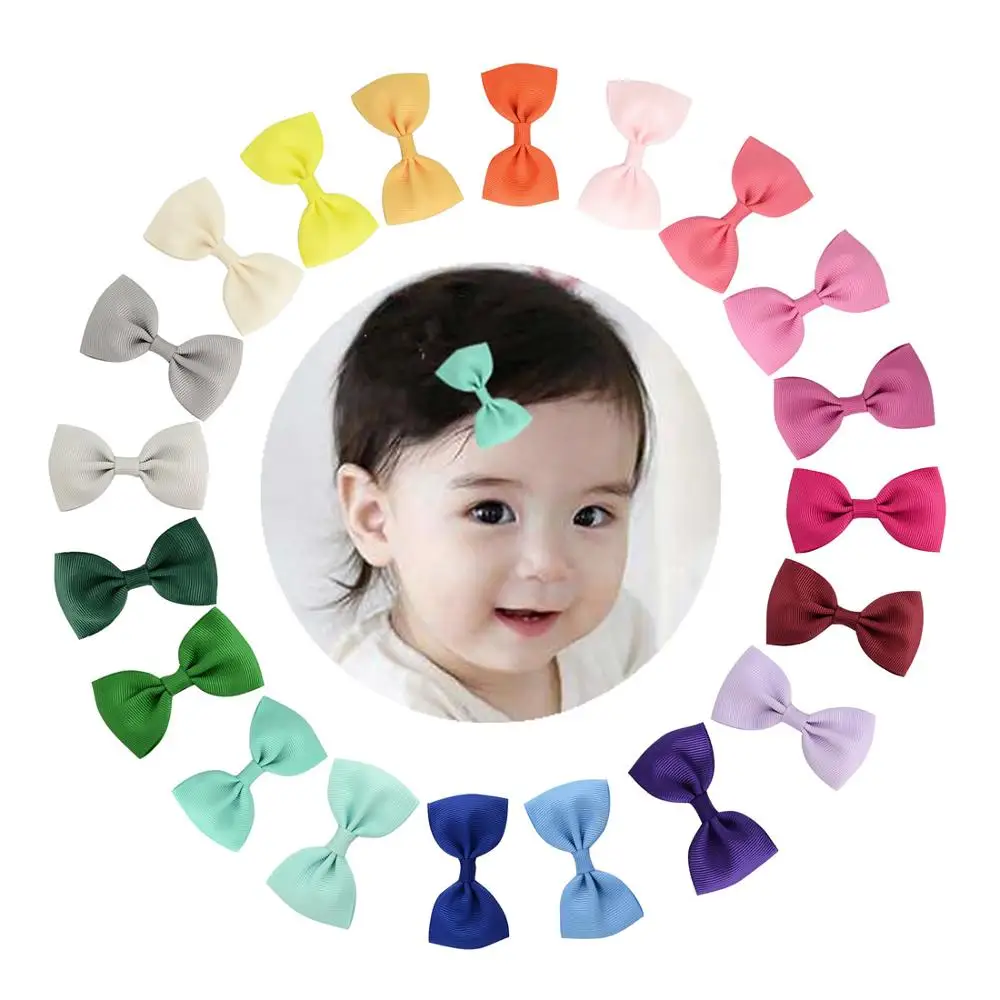 inSowni 20PCS 2.8&quot Grosgrain Ribbon Bow Alligator Hair Clips Hairgrips Barrettes Accessories for Baby Girl Toddlers Kids Infants | Детская