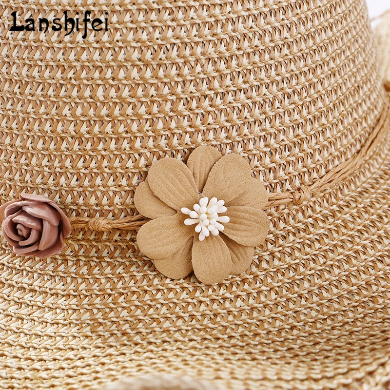 2018 новая брендовая летняя соломенная шляпа с волнистыми полями одноцветная