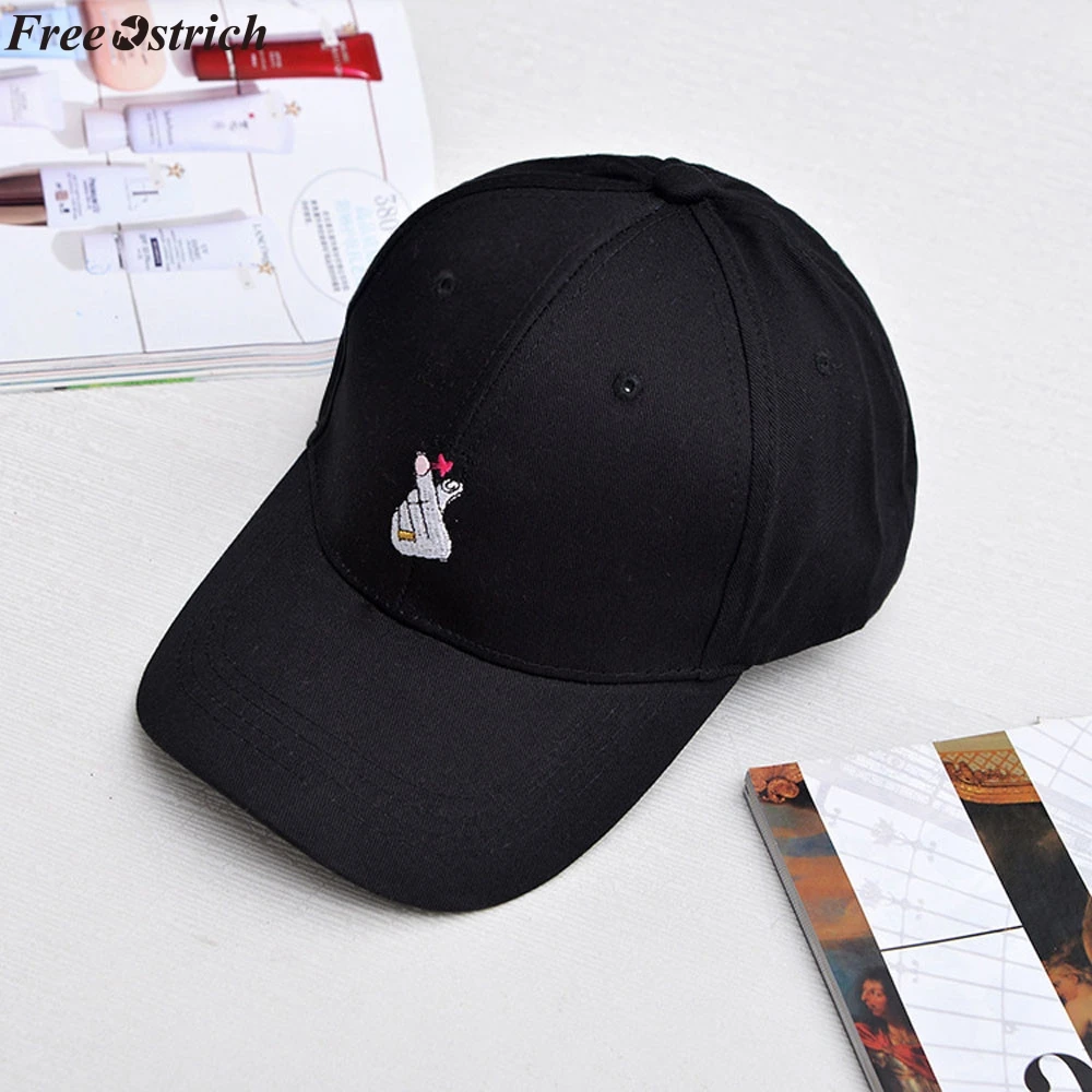 Бесплатная Страусиная унисекс хлопковая бейсболка с принтом и вышивкой