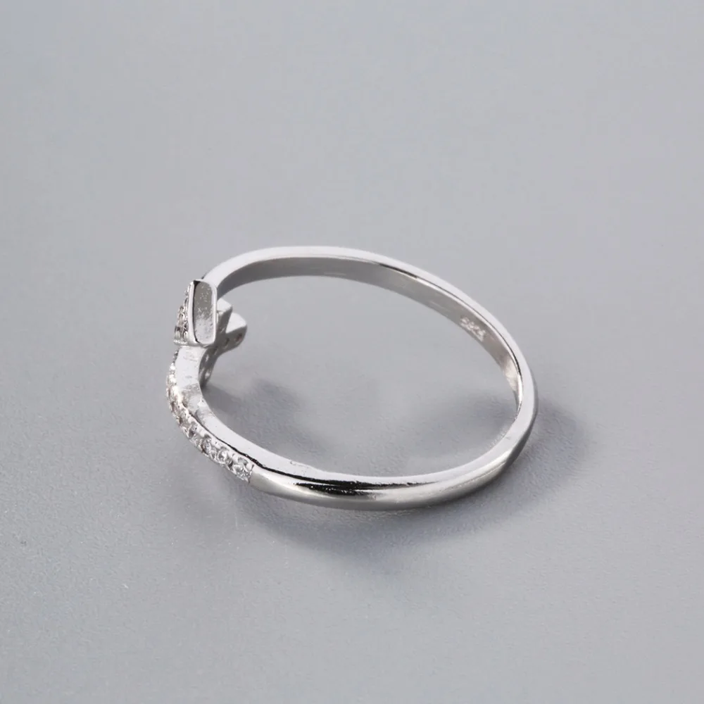 QIMING fashion Jewelry Crystal Cross Ring Women Wholesale Arrow Pendant Friendship Rings For Girls Bague | Украшения и аксессуары