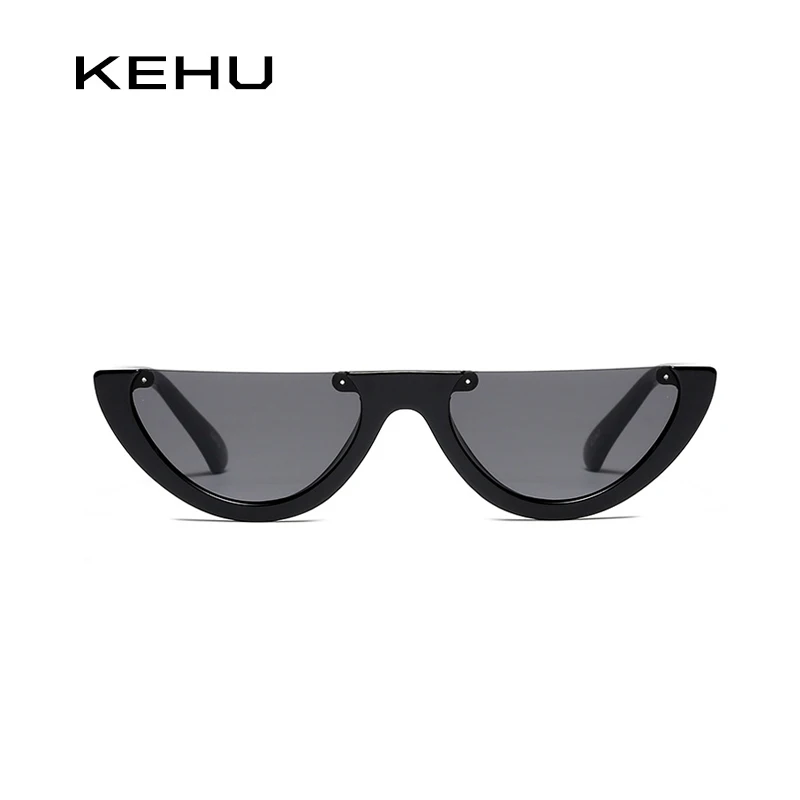 Солнцезащитные очки KEHU Полуободковые модные Роскошные декоративные кошачий