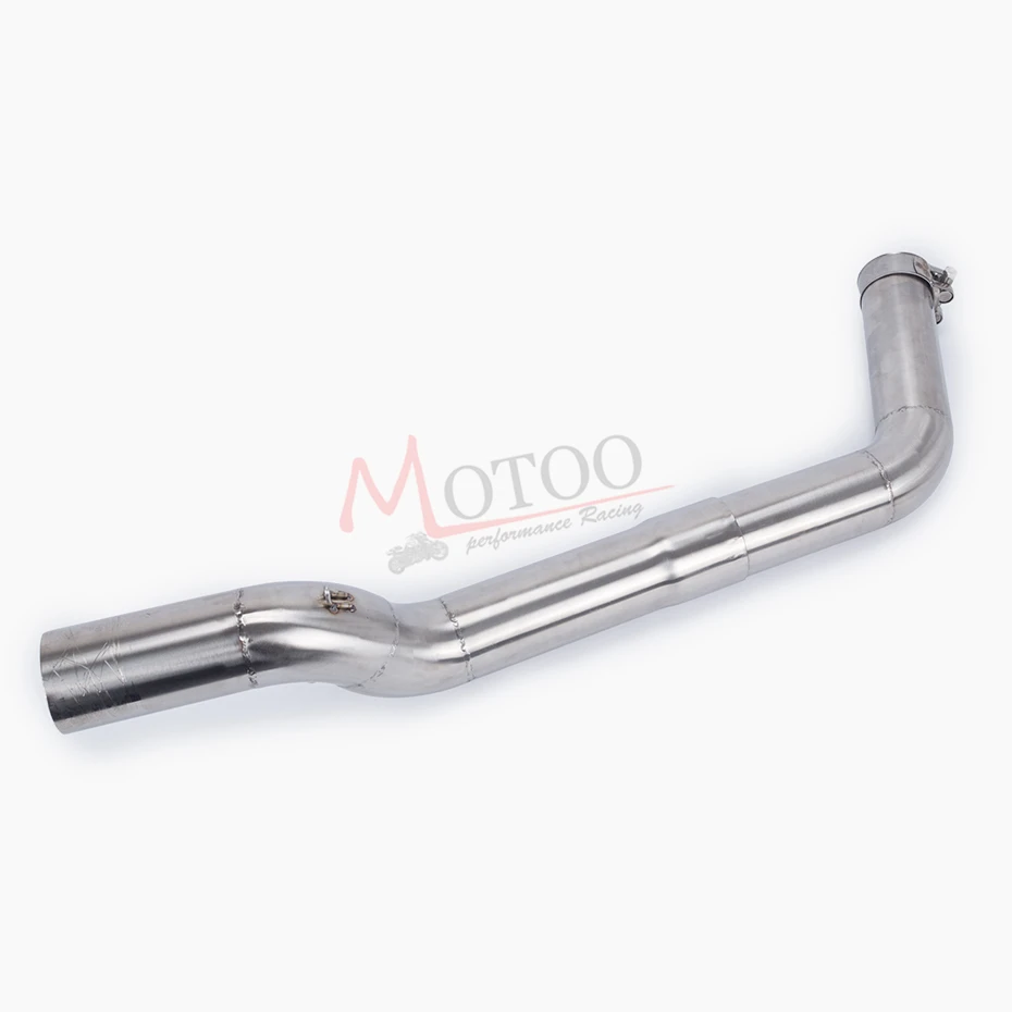 Motoo для HONDA CBR600RR 2007 2012 глушитель выхлопной трубы из углеродного волокна средняя