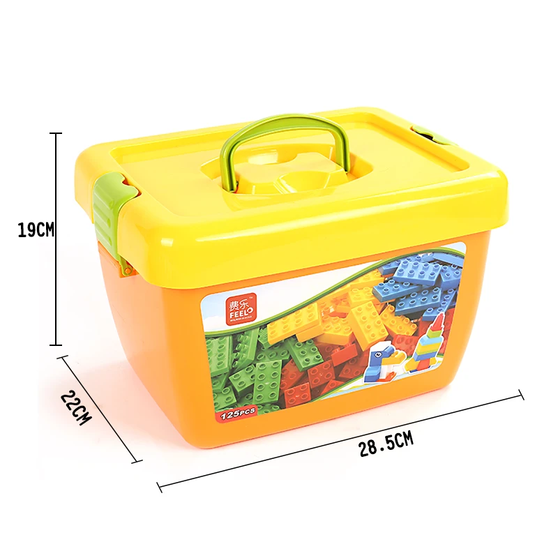 

125pcs Animals duploe Building Blocks Toys Compatible with Duploed Plastic Block Big Size Bricks