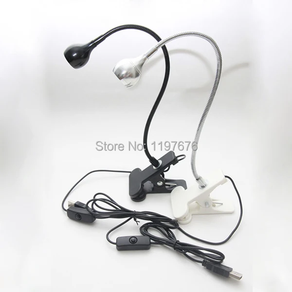 구매 LED 책상 램프 미니 휴대용 3W USB 테이블 램프 클립 Led 책상 램프 소매 패키지, 50 개/몫, DHL/Fedex 무료 배송