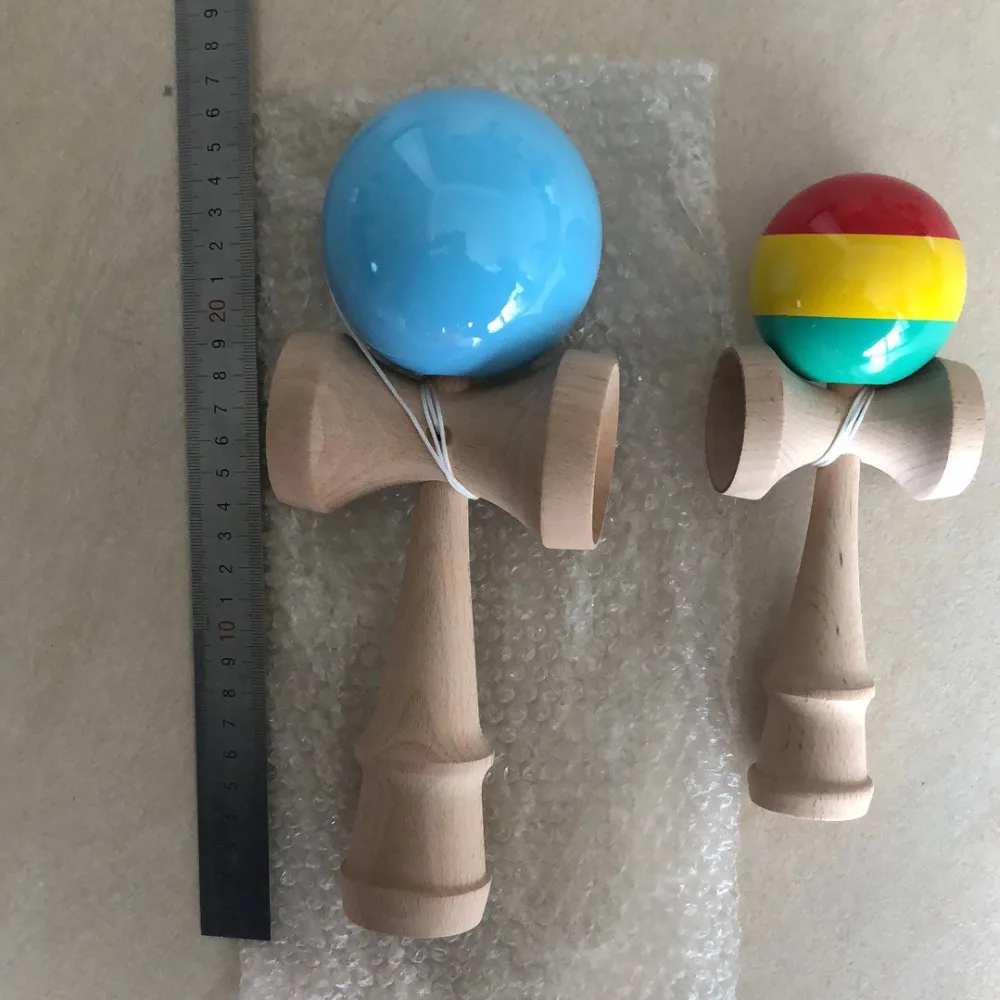 Шар Kendama большого размера искусственная краска диаметром 8 см деревянные игрушки