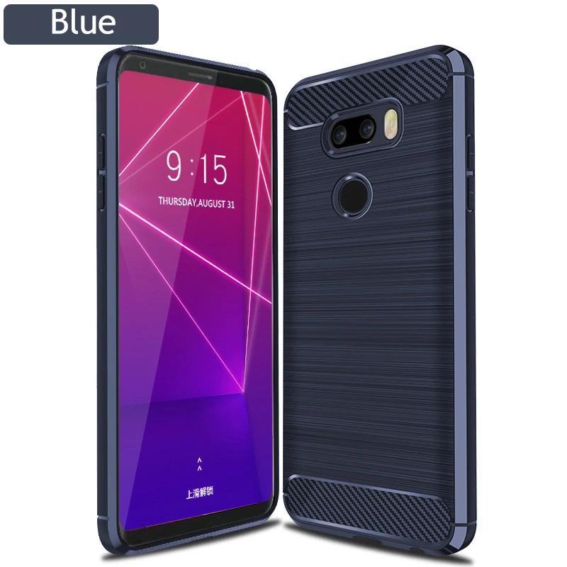 Для LG V30 V30s плюс V35 V30s ThinQ V34 V20s V20 мини чехол для LG V30s плюс ThinQ V34 исай Beat силикон из углеродного волокна Мягкий чехол