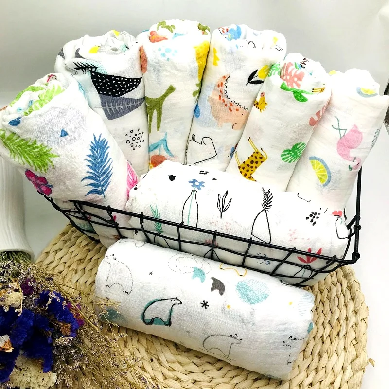 

70% бамбуковое волокно + 30% хлопок муслиновое Детское Одеяло пеленка для новорожденных лучше очень мягкие одеяла для младенцев постельное бе...