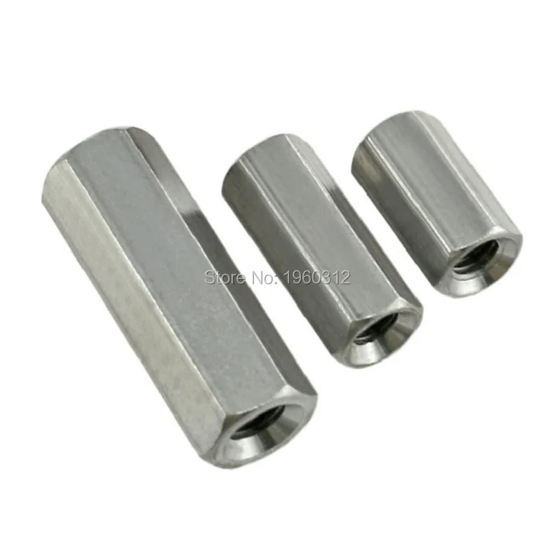 2 шт. M5 * 8*15(L) шестигранные муфты с резьбой из нержавеющей стали 304 | Обустройство