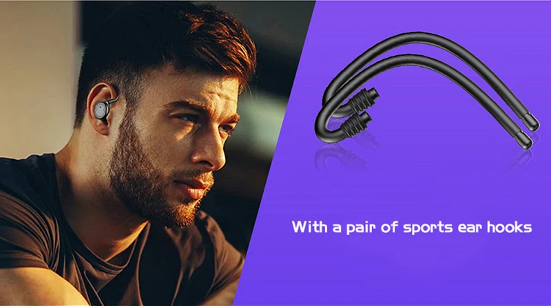 Tradexero Bluetooth наушники 5,0 TWS-8 беспроводные наушники мини наушники HiFi Звук Спорт водонепроницаемый с микрофоном для всех мобильных телефонов