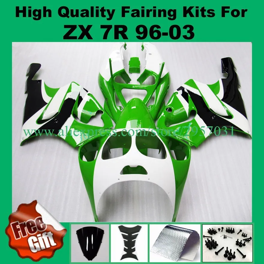 Бесплатные Винты + подарки для Kawasaki Ninja 96 03 ZX7R 97 98 99 00 01 02 ZX 7R 1996 1997 1998 2003 тела | Накладки и декоративные молдинги -32842687423