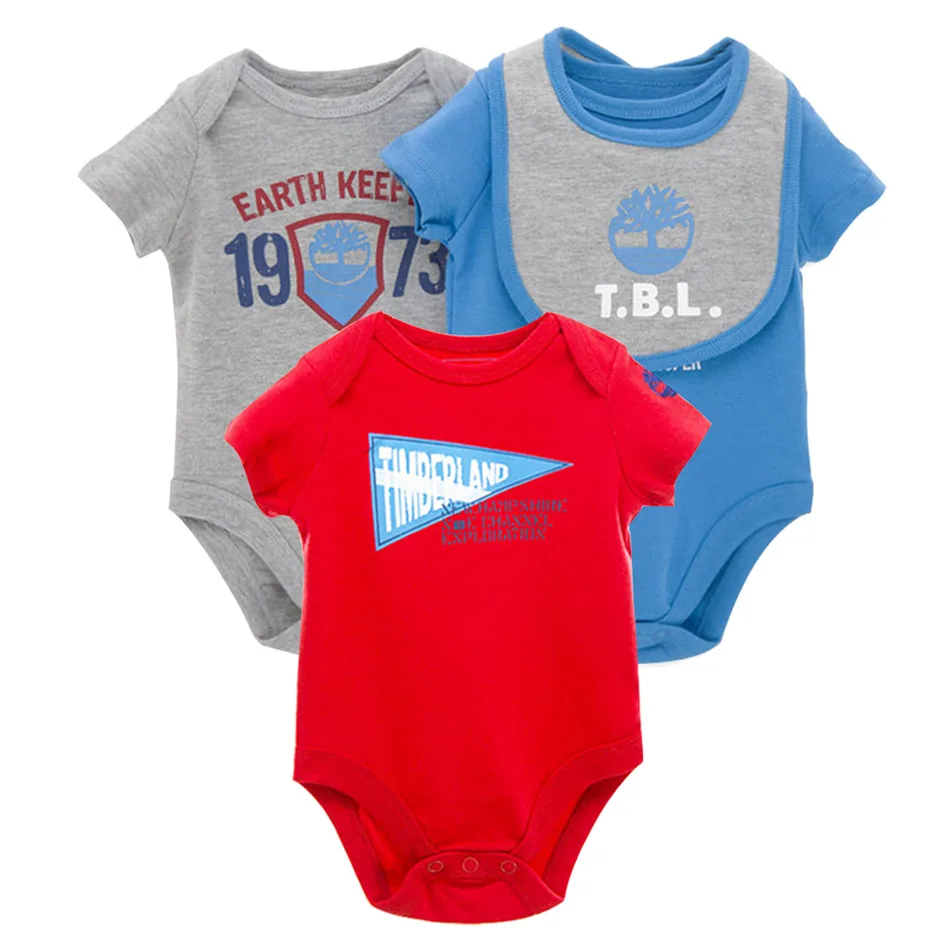 2019 Baby Boys Clothes Set 3 pcs/lot Cotton Summer Short Sleeve Girl Bodysuit Pants Cartoon Kids Boy Tshirts Suit | Детская одежда и