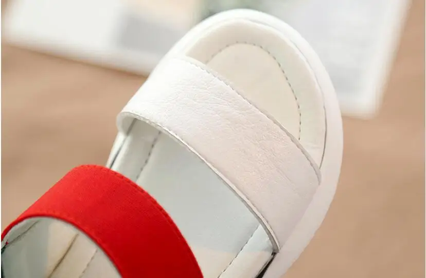 Детские летние пляжные сандалии для девочек повседневные модные спортивные