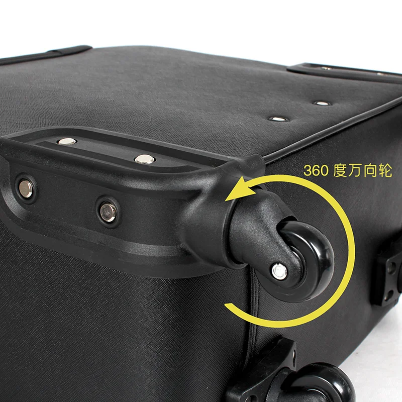 16 ''Для женщин Карамельный цвет вести дамы Spinner Дорожный чемодан маленький