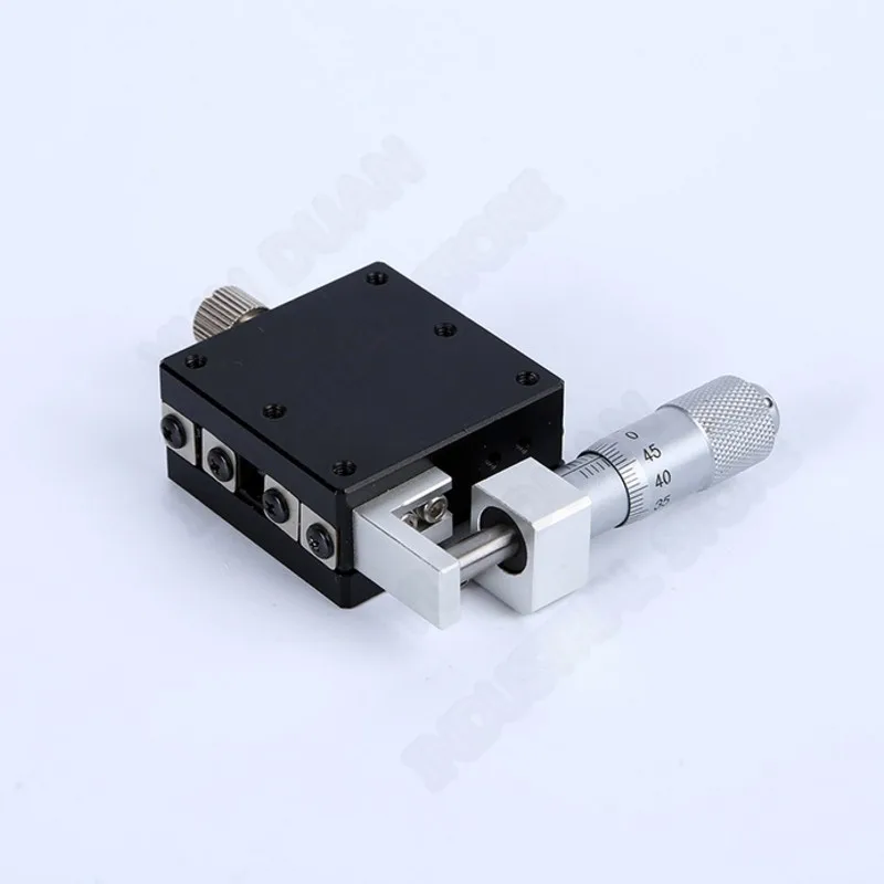 X Axis 40*40 мм Ручная регулировка перемещения платформа линейный ручной микрометр