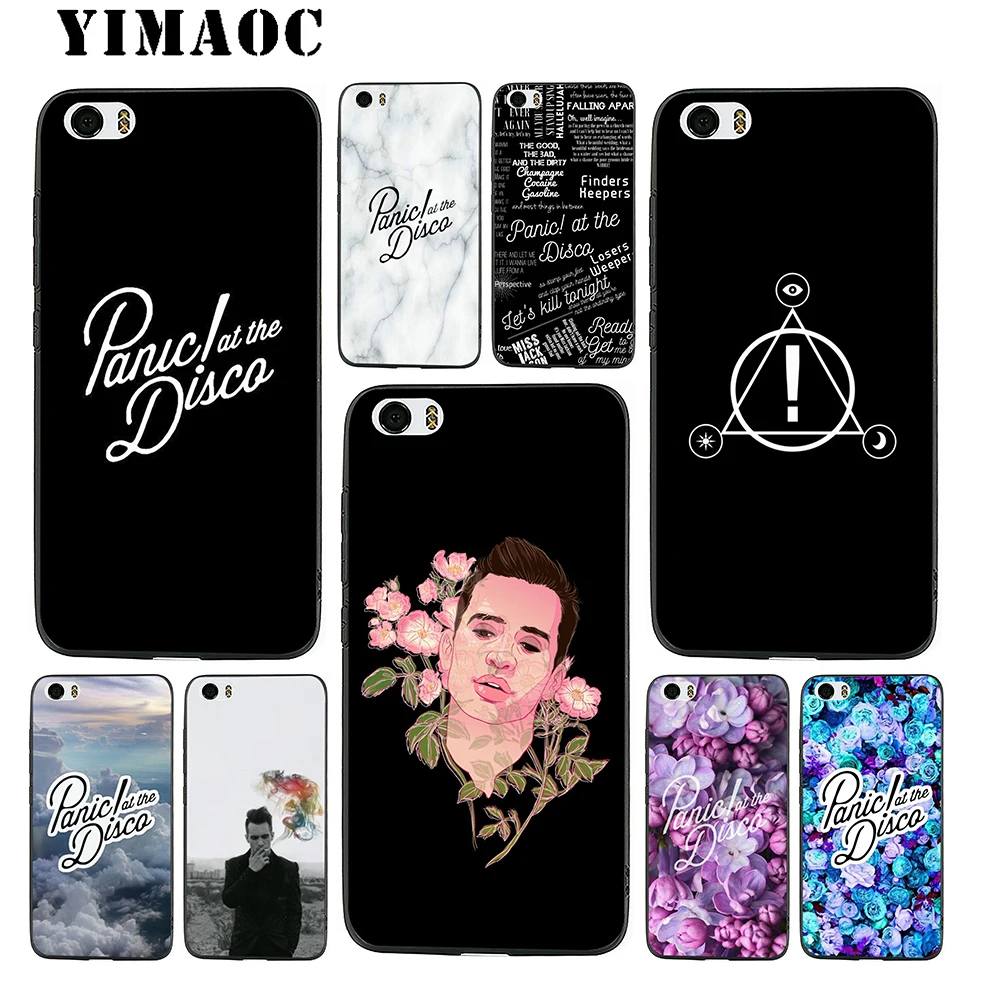 Мягкий силиконовый чехол YIMAOC Panic At The Disco Bands для Xiaomi Redmi Note 9 Mi 8 Se 7 6 6A A1 A2 4X 4A 5A 5 MAX 3 MiA1
