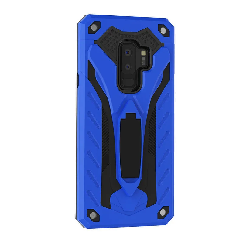 Blue Противоударный чехол для samsung Galaxy S8 S9 Plus Note 8 9 A7 A9 A6 A8 J4 J6 J8 защитный чехол-броня для samsung S7 край A9s A750 чехол - Цвет: Blue