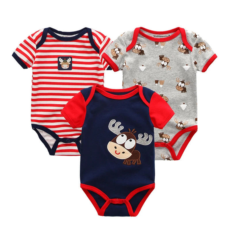 Детское хлопковое боди с коротким рукавом летняя одежда для малышей|baby clothes|de