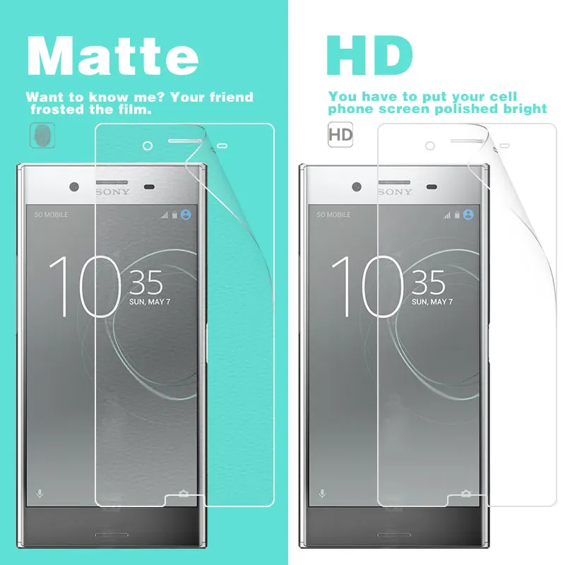 Антибликовая матовая пленка для Sony Xperia XZ Premium G8141 5 В HD прозрачная глянцевая с