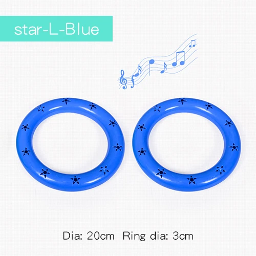 23star Blue L Ruizhi Детские звуковые гимнастические кольца для детского сада Утренние упражнения на открытом воздухе спортивные игрушки школьные игры Детские игрушки RZ1056 - Цвет: 23star Blue L